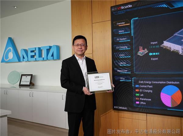 臺達美洲總部獲LEED Zero Energy認證