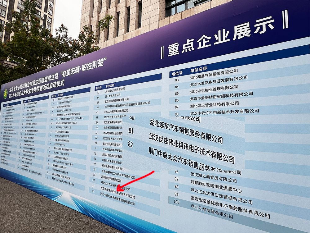 參加湖北省愛心助殘就業(yè)創(chuàng)業(yè)“有愛無礙·職在荊楚”2023年殘疾人大學(xué)生專場(圖3) IMG_9008.jpg